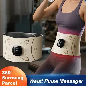 Smart EMS Microcurrent Fitness Belt Home Body Shaping Massage Muscle Stimulation Waist Trainer Muscle Stimulator