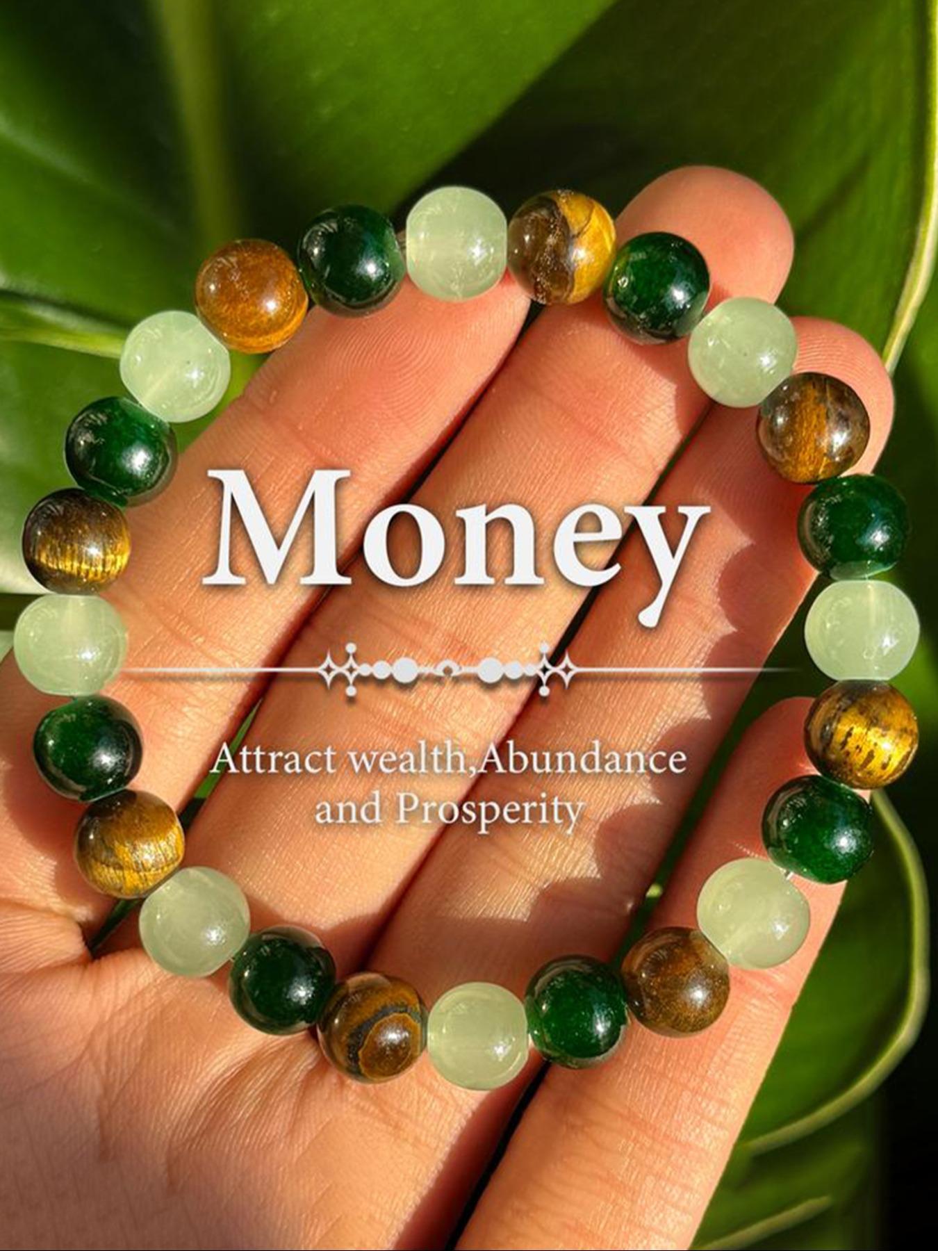 Natural Stone Garnet Beaded Bracelet for Women, Anxiety Relief Positive Energy Relaxation Jewelry Gift, Relaxing Meditation Accessory for Friends