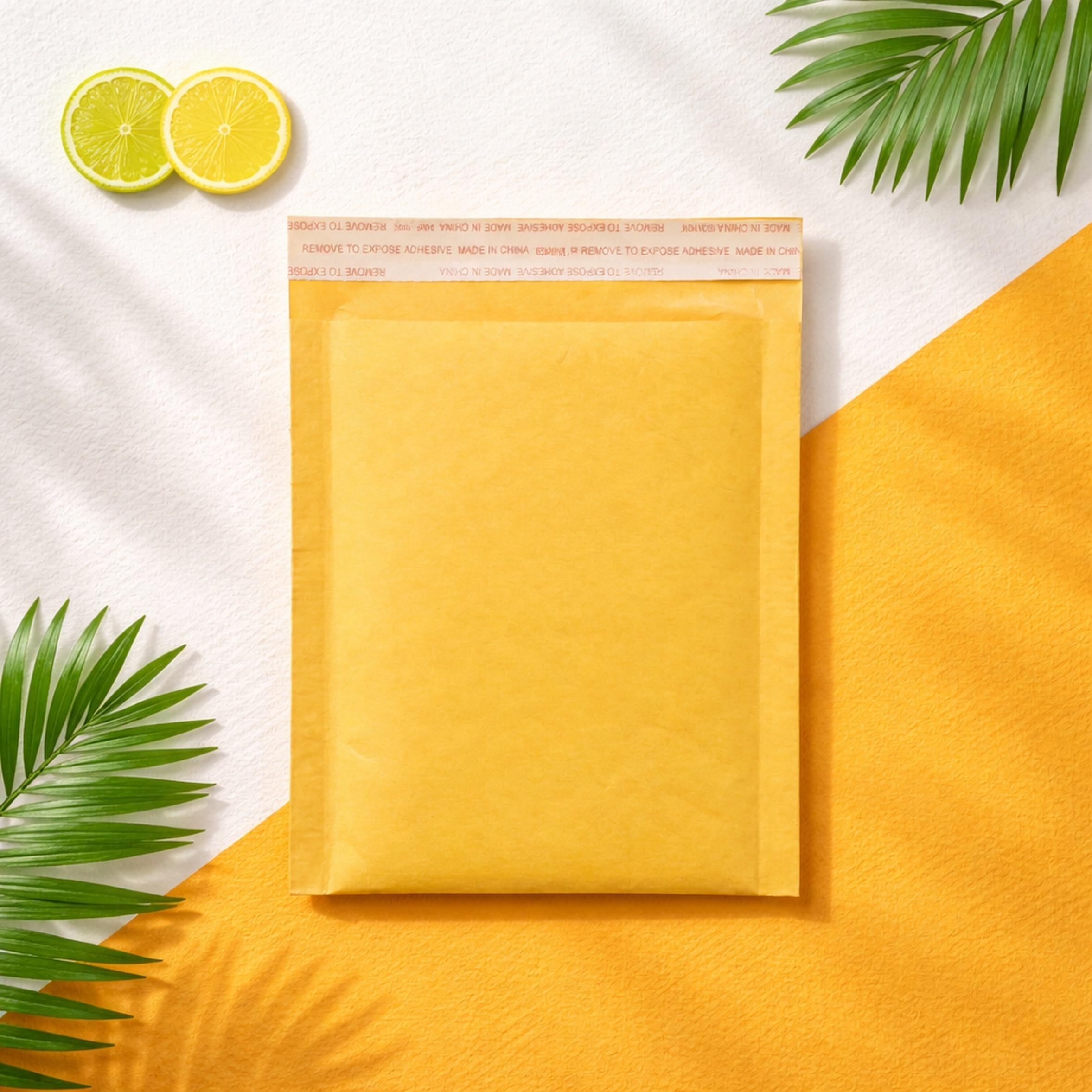 50/100 Pcs 6.7x9.8 Inch Medium-Sized Universal Bubble Mailers - Heavy Duty Padded Mailing Envelopes with Self-Sealing Strip, Waterproof for Small Business & Daily Mid-Size Item Shipping