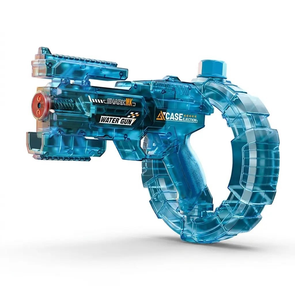 LED Electric Water Blaster Toy with Space Energy Ring Design, High-Pressure, Long-Range, Large Capacit, Safe & Harmless for Summer Outdoor Play