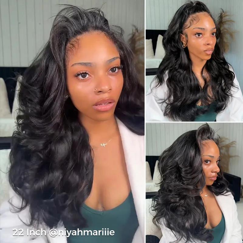 Recool Hair Pre-Layer Half Wig Yaki Body/Burmese Curly/Yaki Straight Human Hair Wig With Drawstring Minimal/No Leave Out Upgrade Wigs for Black Women Beginner Friendly No Sew in No Glue Glueless Clip In Half Wig 180% Density#TikTokShopBlackFriday