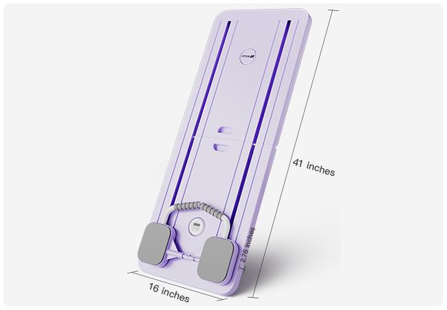 UMAY Pilates Board with Yoga Socks - Pilates Equipment Set, Multifunctional Foldable Home Pilates Board, 5-in-1 Pilates Skateboard，Summer wins