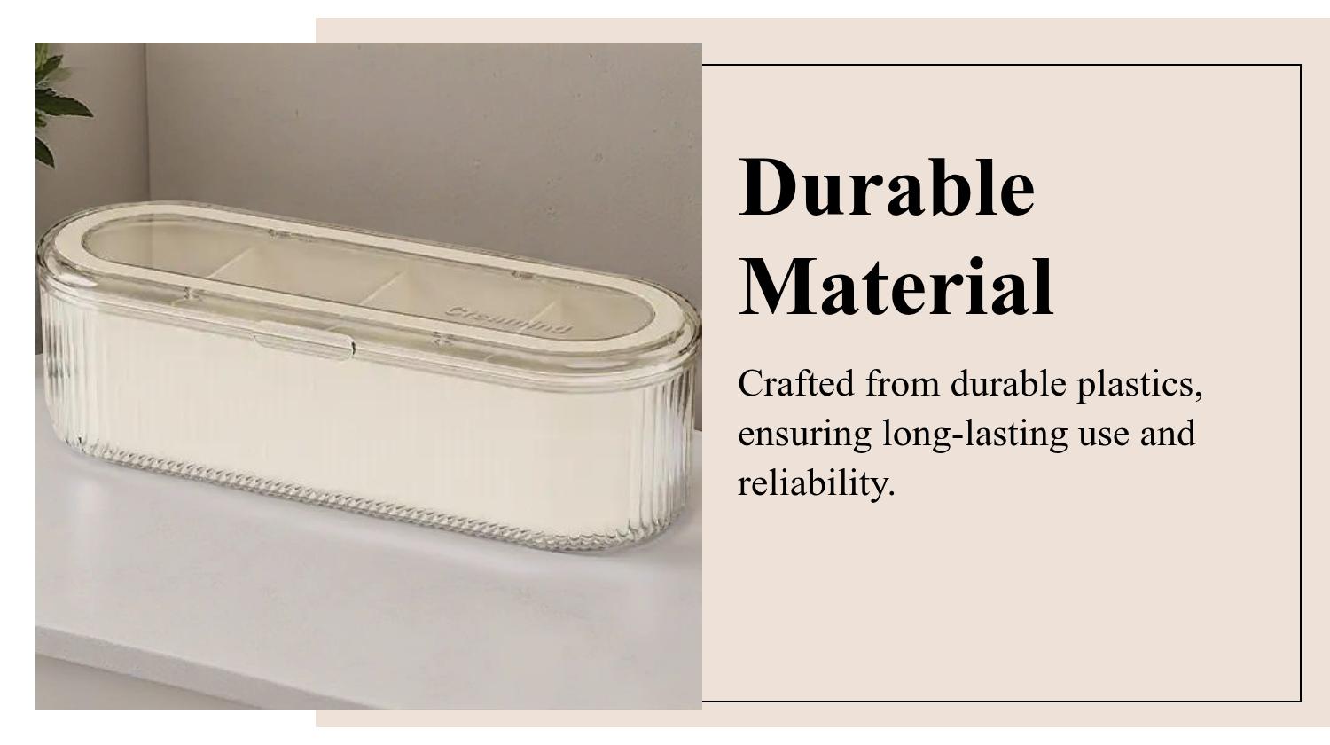 Transparent Covered Makeup Brush Storage Box, Dustproof High-End Vanity Organizer, Large Capacity Powder Puff Beauty Box