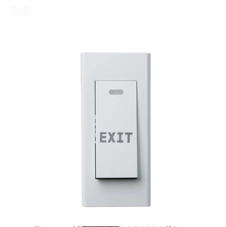 Waterproof Door Exit Button Release Switch NO/NC/COM Output Emergency Push Button Fireproof Plastic for Access Control System