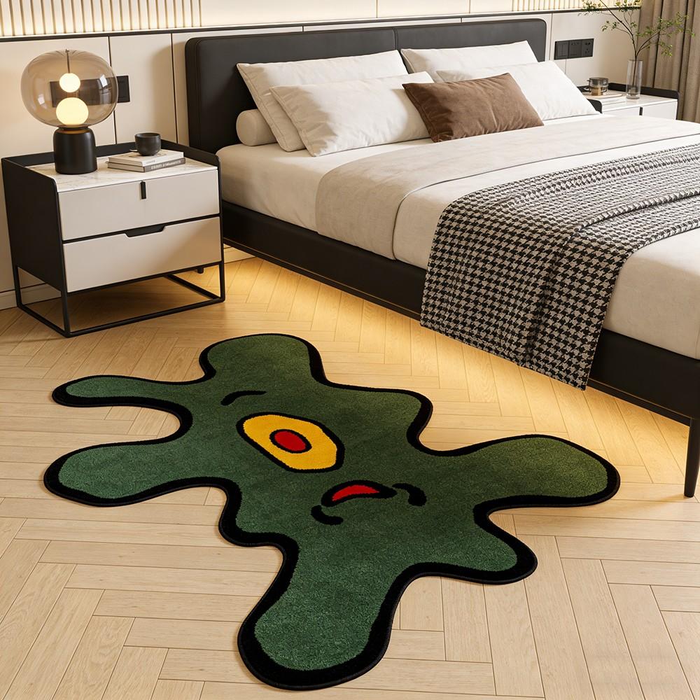 One-Eye Monster Carpet, Creative Street Art Rug, Washable and Easy to Clean, Perfect for Living Room, Bedroom, Office, Gift Idea