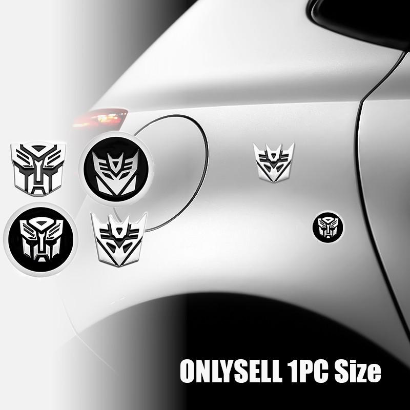 1Pc Car 3D Metal Sticker Car Transformers Autobots and Decepticons Badges Original Logo Cool Car Style Exterior Decoration Car Accessories Personalized Car Appearance