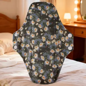 5pcs Washable Reusable Sanitary Pads, Leak-Proof Design for Women, Comfortable Menstrual Protection, Durable Absorbent Liners