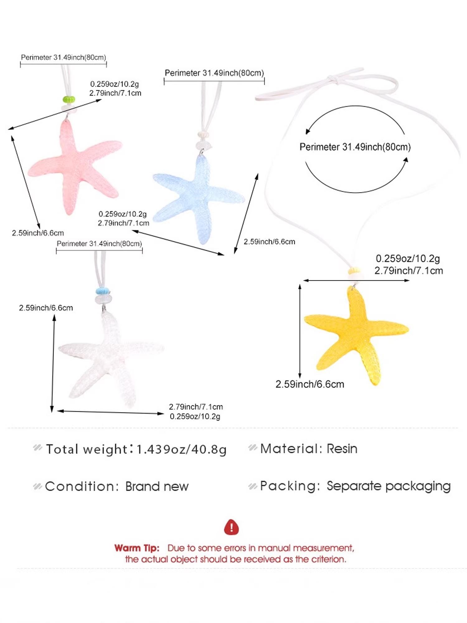 Holiday Island Long Blue Starfish Necklace for Women, Luxury High-End Collar Chain, Elegant Pendant Accessory, Perfect Gift Idea