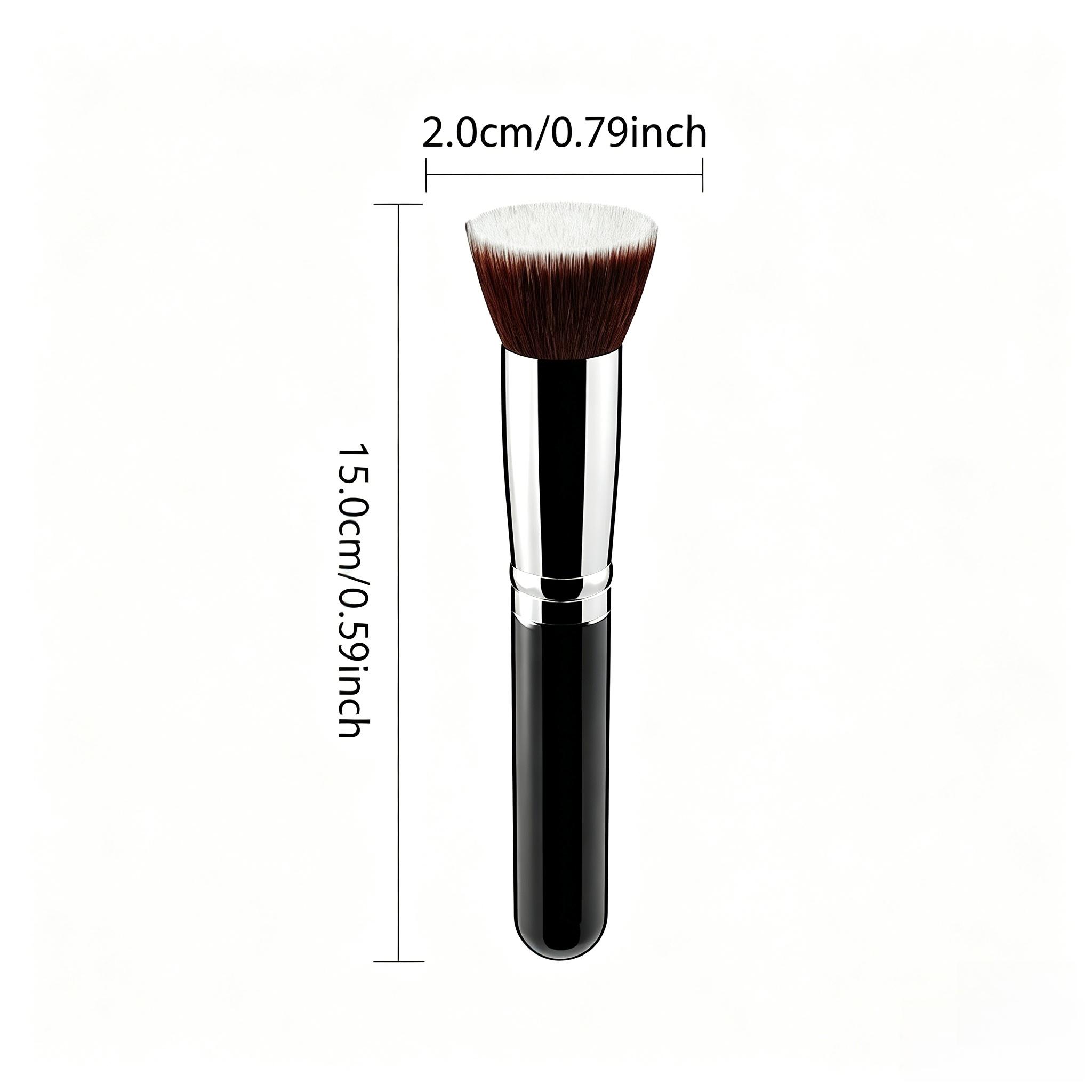 Flat Top Foundation Brush, Soft Synthetic Hair, Flawless Face Makeup, Concealer Bb Cream Brush, Perfect for Smooth Application