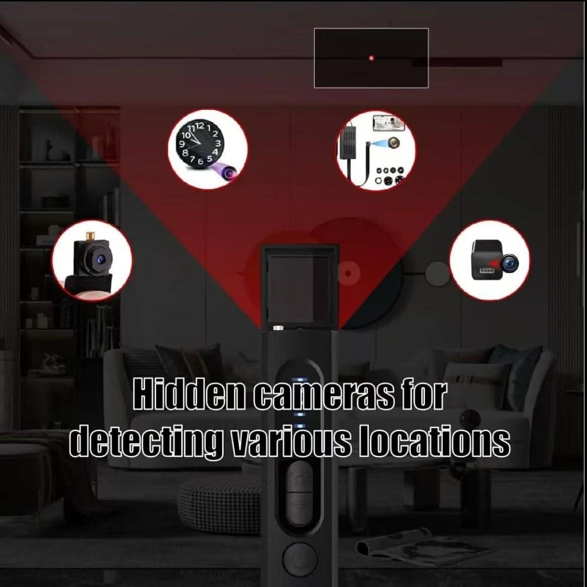 Spring Special Hidden Camera Detector, GPS Tracker Scanner, RF Signal Scanning, Ideal for Office, Travel, Hotel, Car