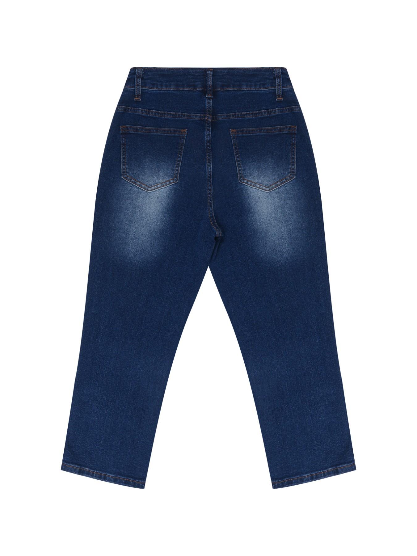 Nvfelix Vintage Y2K High Elastic Slim Fit Denim Capri Jeans for Women, Summer High Waist Button Butt Lifter, American Street Style, Unique Chic Shorts