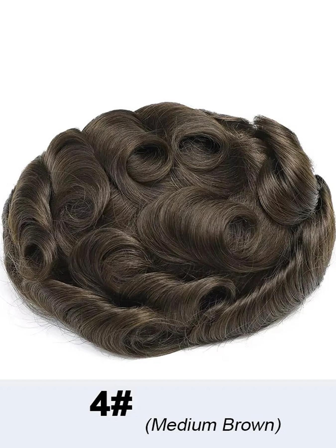 Men's Q6 Lace Toupee, Breathable Lightweight Hair System with Natural Look, Comfortable Fit for Daily Wear, Easy to Style for a Clean and Confident Appearance