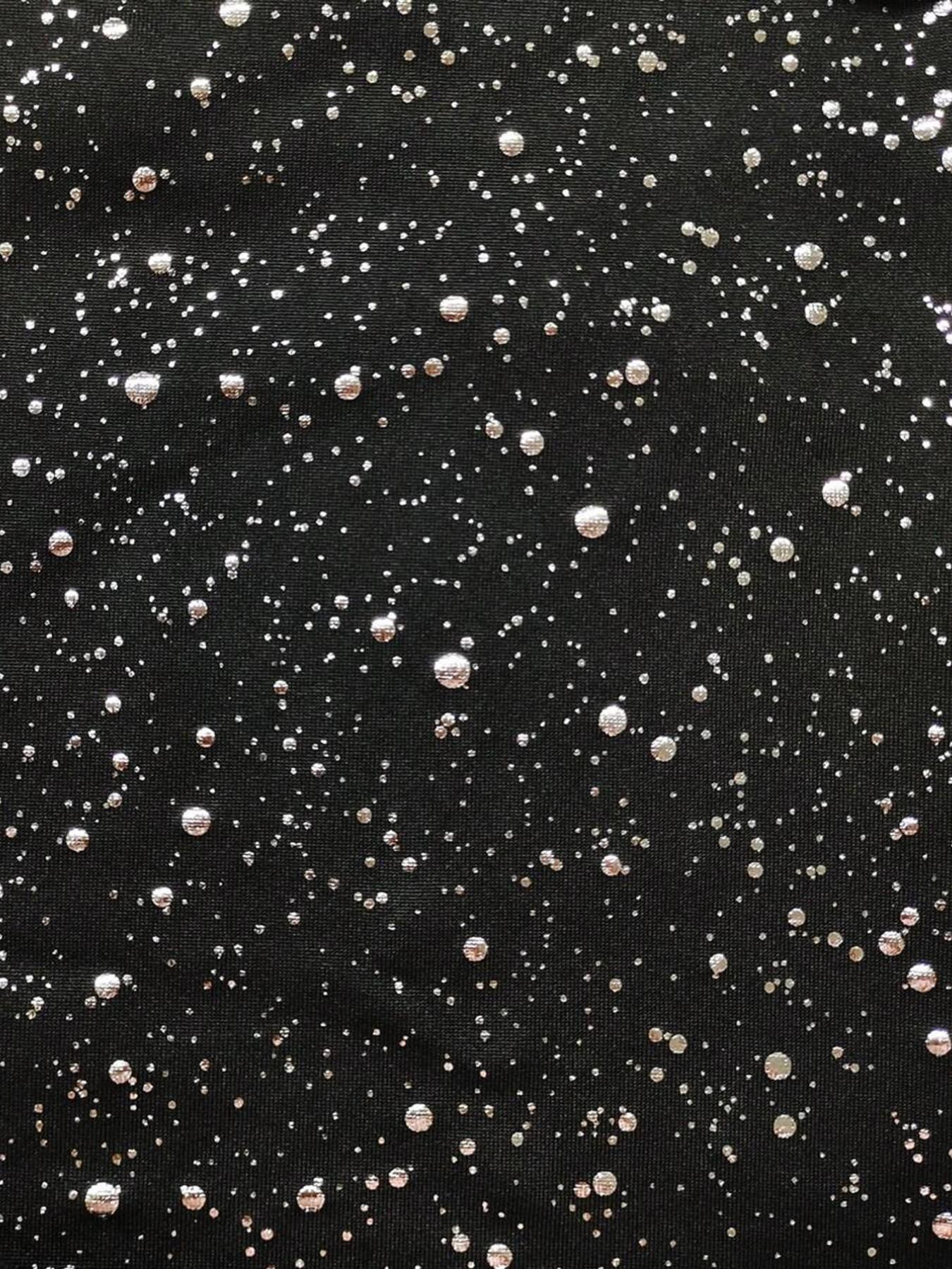 Silver Color Pleated Mini Skirt, High Waist Shiny Tight Fit, Sexy Nightclub Style, Elastic Fabric, Perfect for Parties and Raves