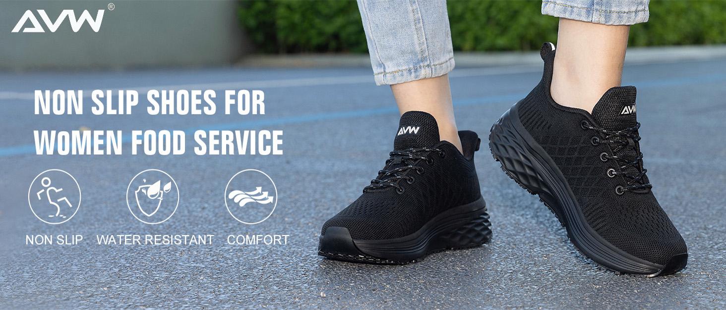 Women's Non-Slip Waterproof Work Shoes - Walking Shoes, Work Safety Sneakers, Food Service Chef Kitchen Safety Footwear,summerwins,summeroutfits,vacationoutfits,beachoutfits