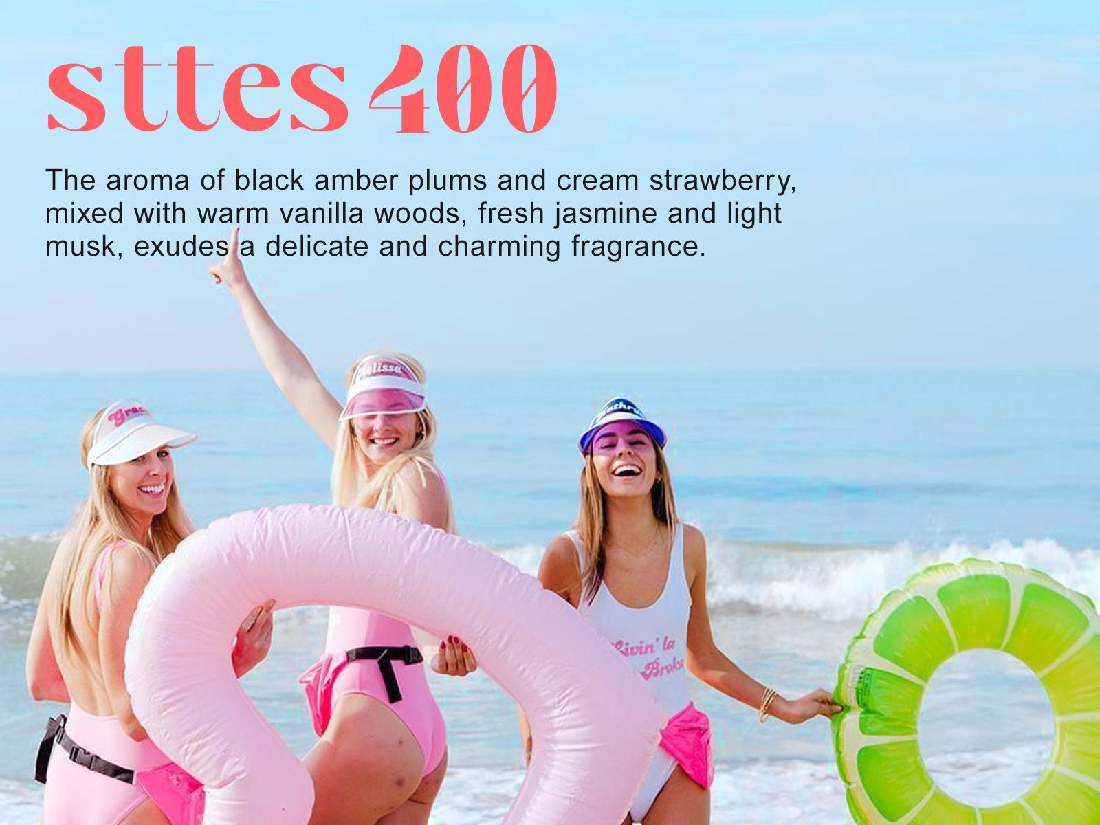 Sttes Perfume 400#（June Flower Fruit） - Eau De Perfume 100ml (3.4fl Oz)  Flower  Fruit Gourmet tune (vanilla plum jasmine Woody tone)