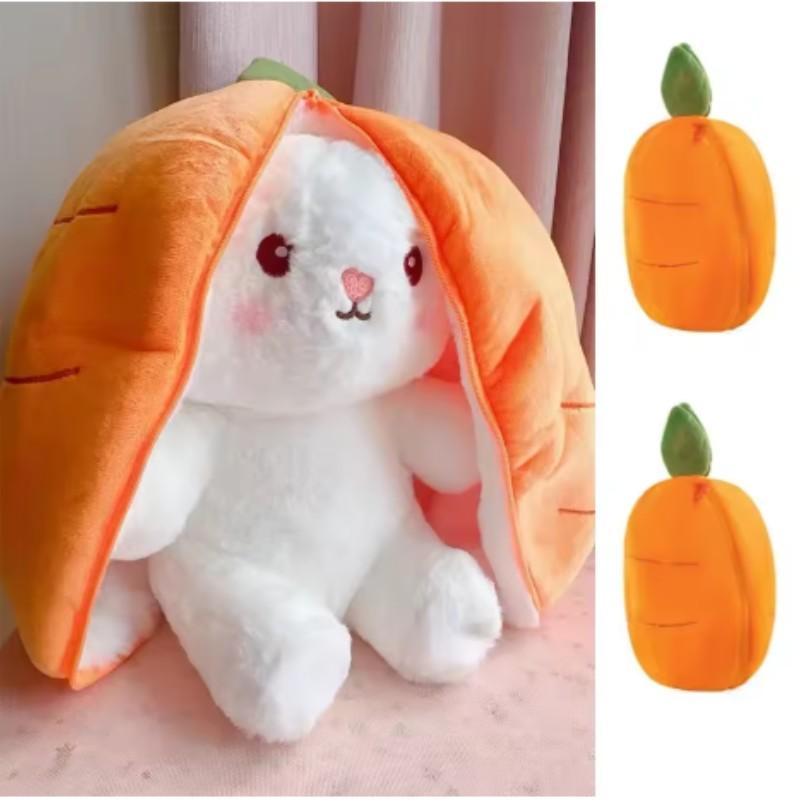 Cute Fruit Rabbit Plush Pillow Toy, Adorable Filled Doll, Perfect Gift for Girls, Birthday Present, Room Decoration