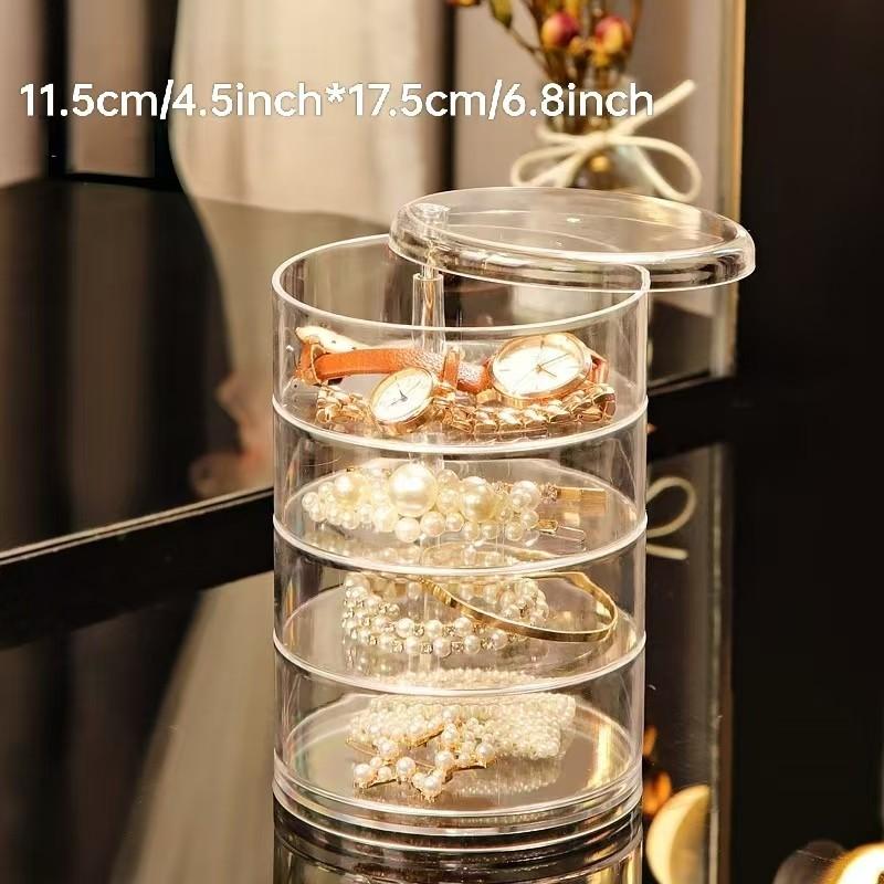 Multi-Purpose Desktop Organizer Box, Ideal for Earrings, Pins, Necklaces, Hair Accessories, Perfect for Dressing Table, Bedroom, Bathroom