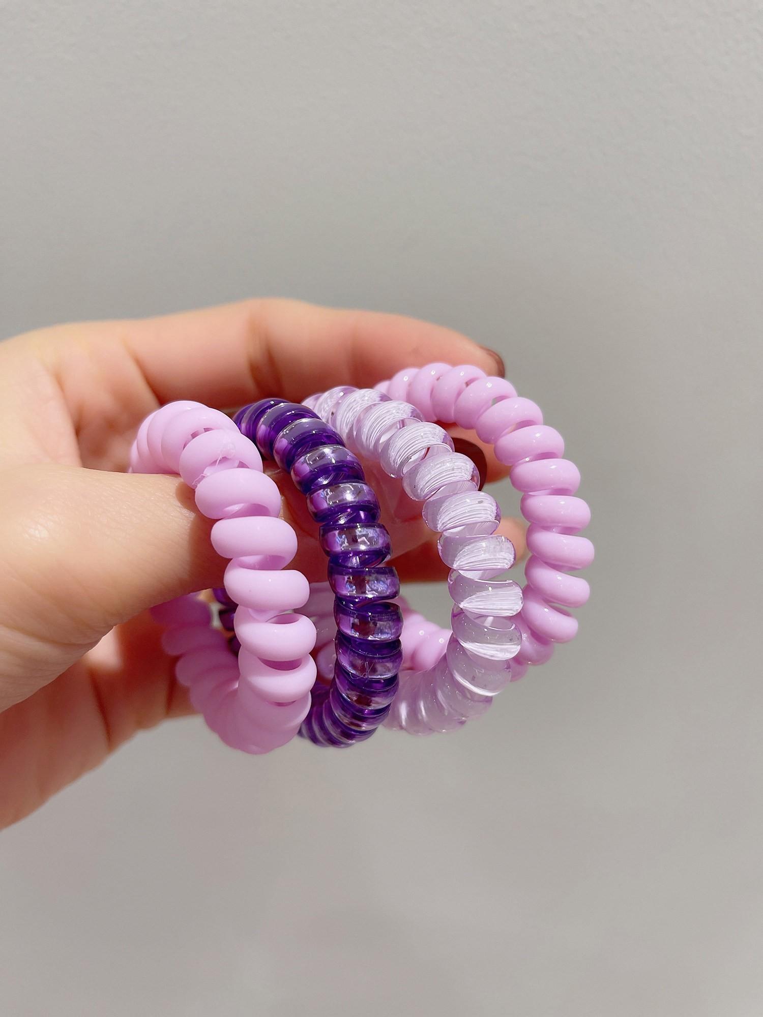 8 Pcs Hair Elastic Bands for Women, High Stretch Durable Hair Ties, Casual All-Season Headwear, Versatile New Design Hair Accessories