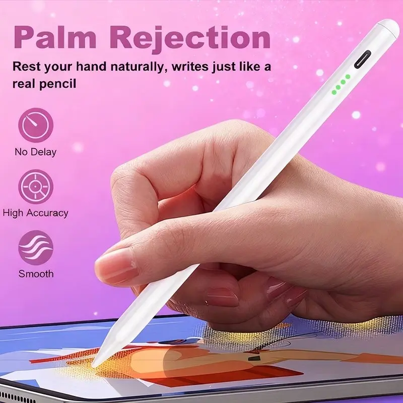 Touchscreen Pen, USB Rechargeable Digital Stylus, Compatible with Smartphones and Tablets, Android Touch Screen Pen,Battery