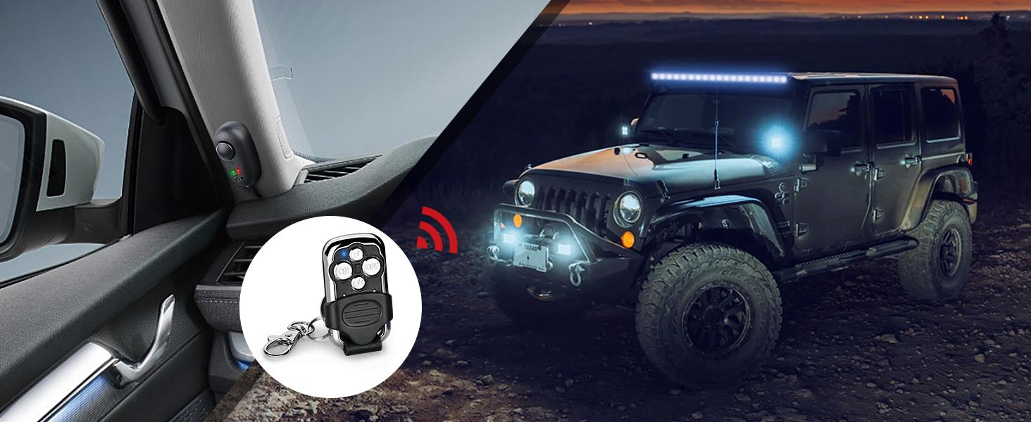 Nilight Remote Wiring Harness for LED Light Bar Wireless Strobe Flash Work Light Driving Lights 12V 20A 14AWG Remote Controller On Off Switch Waterproof Power Relay Blade Fuse-1 Lead Lighting Outdoor Black dealsforyoudays Nilight Remote Wiring Harness for LED Light Bar Wireless Strobe Flash Work Light Driving Lights 12V 20A 14AWG Remote Controller On Off Switch Waterproof Power Relay Blade Fuse-1 Lead Lighting Outdoor Black dealsforyoudays