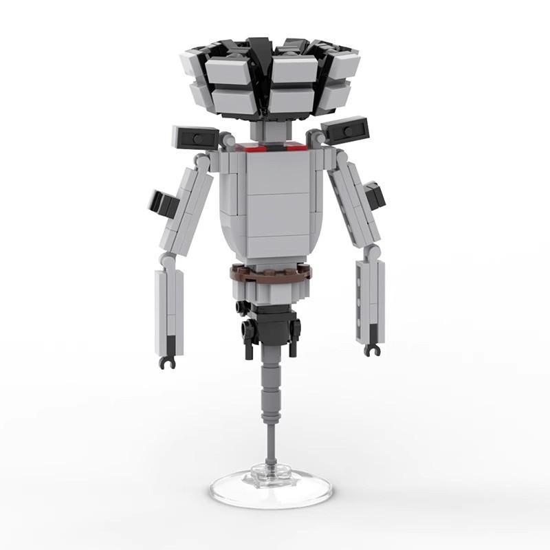 177 Pieces Mechanical TV Shape Building Blocks, Assemble Mecha Model, Educational Toy for Boys, Desktop Decoration