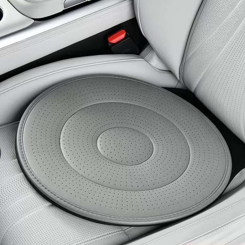 Rotating Car Seat Cushion, 360° Full Rotation, 53x40cm, an Ti-Slip Seat Pad, Moisture-Wicking Cushion, Ergonomic Support, for Driver, SUV, Truck, Elderly, Senior, Travel, Commute, Automotive