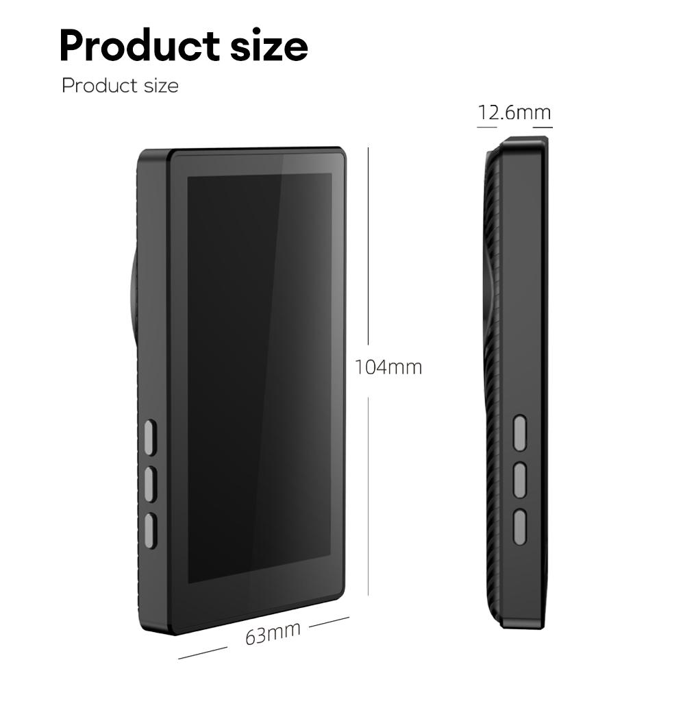 MGALL T20 Magnetic Wireless Self Display, Perfect for Content Creation, Selfies, Videos, Live Broadcasts, Adjustable Screen Ratio, Compatible with iOS, Android & HarmonyOS Mobile Phones