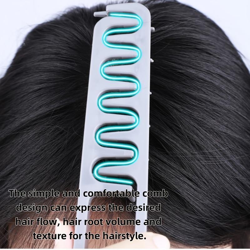 Plush Comb for Root Lift & Concealment, Plastic Design, Suitable for All Hair Types, Styling Tool & Holiday Gift