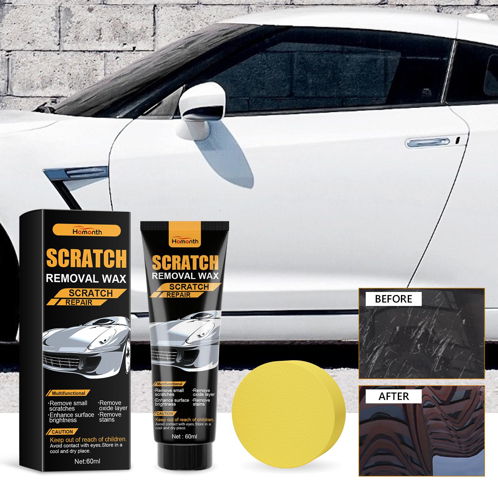 Homonth Car Scratch Fixer Cream - Automobile Coating Agent with Mineral Oil, Fine Mark Surface Polish, Paint Reconditioning & Maintenance Care Product