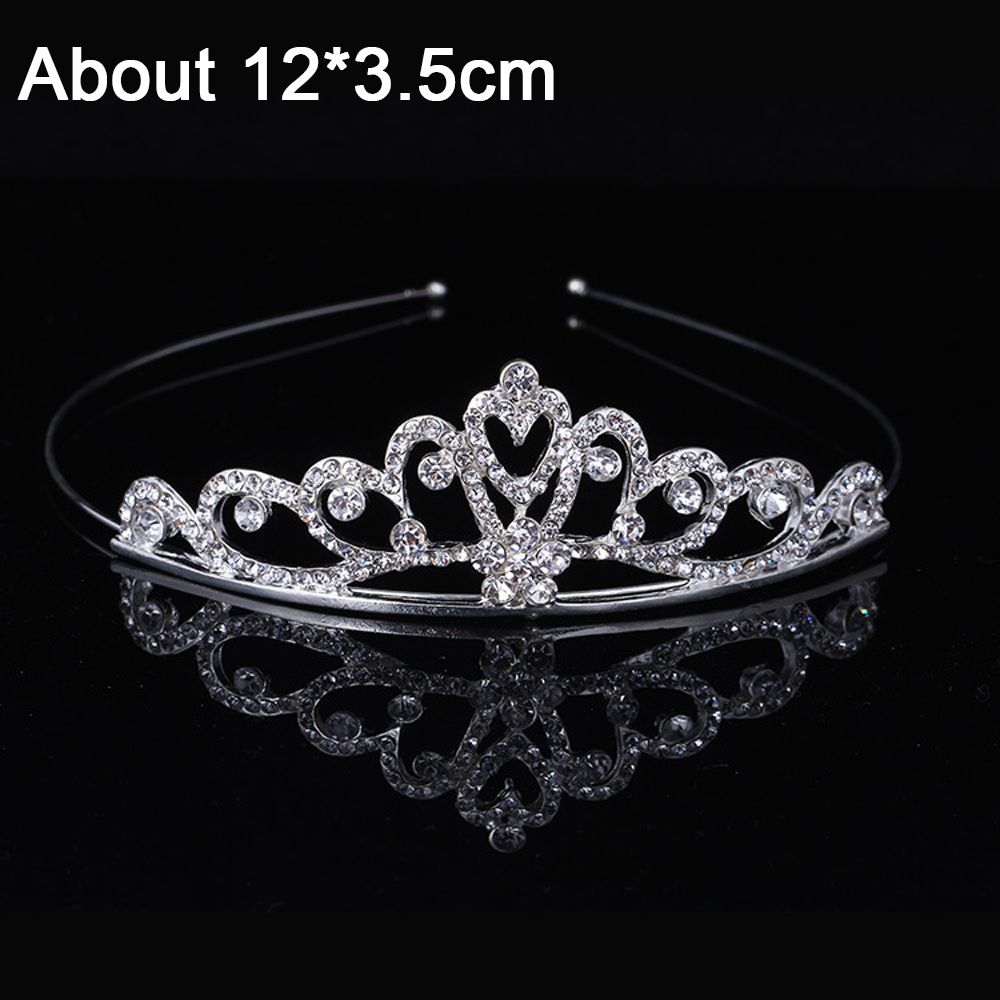 Rhinestone Royal Queen Princess Crown Crystal Wedding Tiaras for Women Headband Bride Hair Accessories Fashion Hair Jewelry