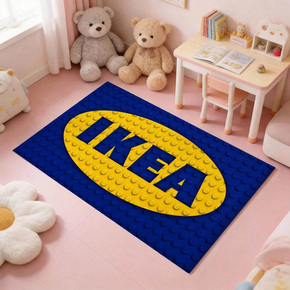 I-IKEA brand Floor Mat Thickened Soft Flannel Rug – Non-Slip, Absorbent & Wear-Resistant Indoor Mat for Entryway, Living Room & Daily Home Use