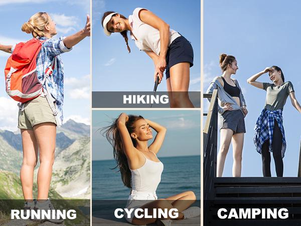 Women's lightweight quick-drying outdoor shorts