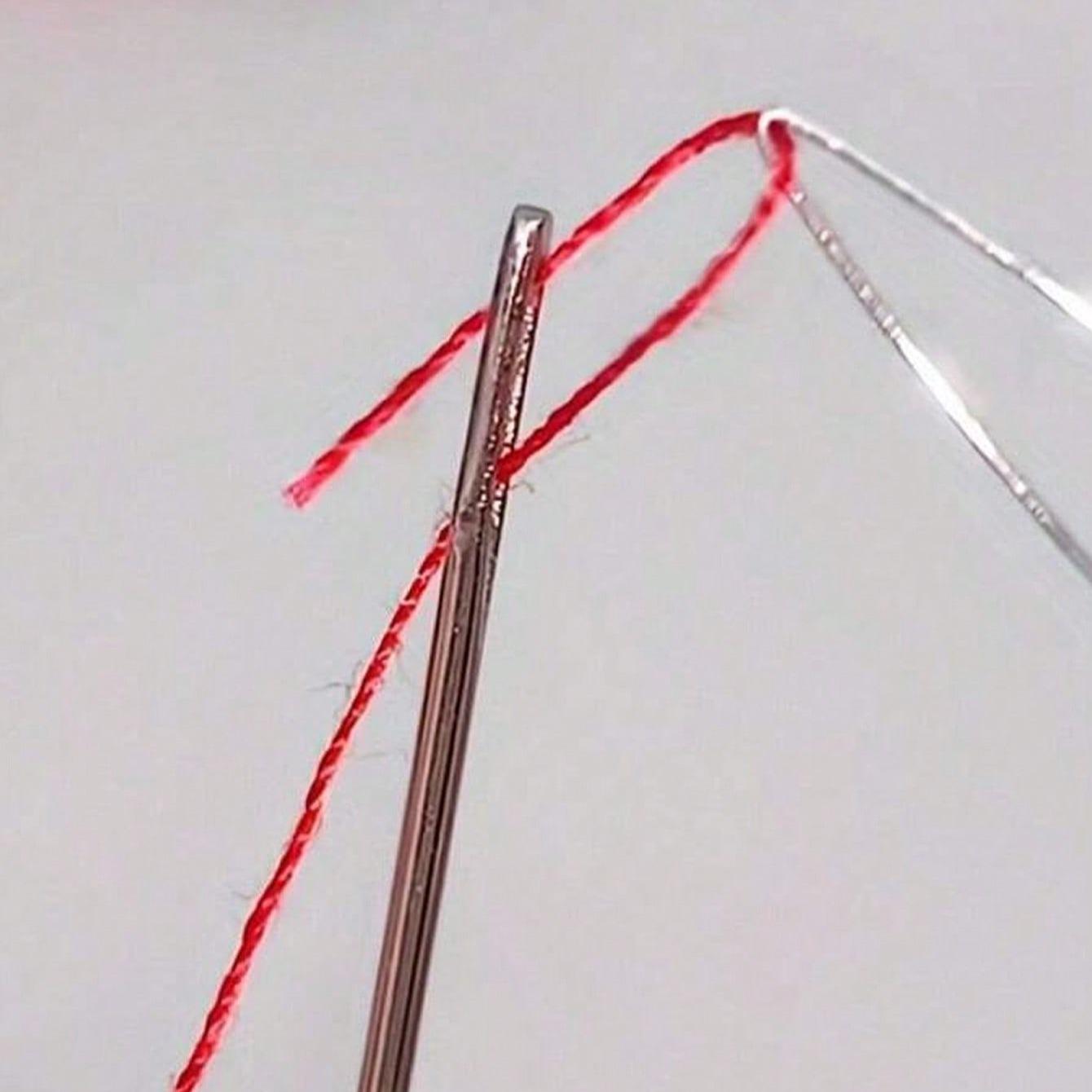 Plastic Beading Tool Set, Round Needle Threader for DIY Jewelry Making, Durable Sewing Kit for Seniors, Random Colors, Perfect Gift, Sewing Supplies Crafts