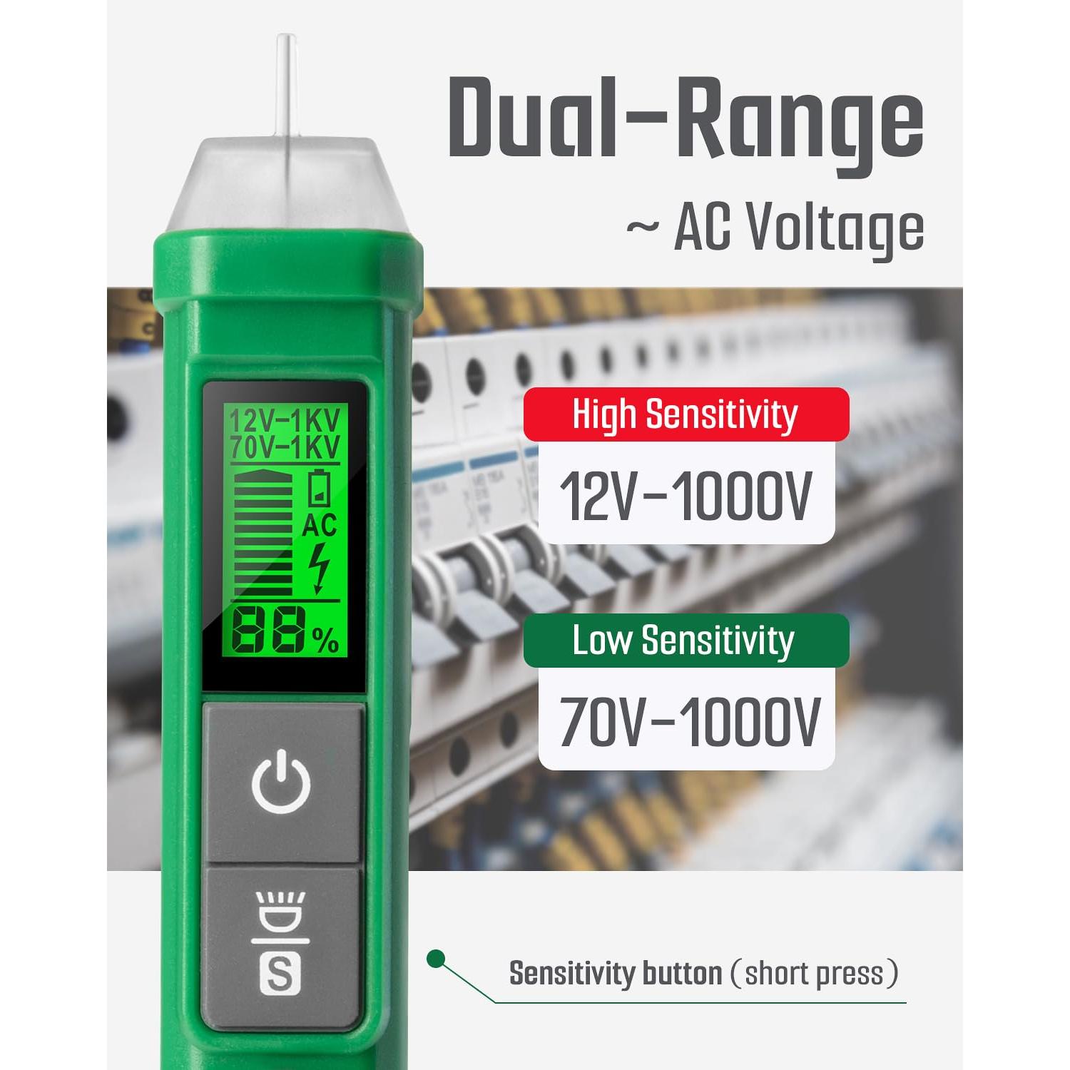 TN-213  Tester with TM-510 Digital Multimeter Bundle,  Electrical Testing Kit for DIYers, Ideal for a Wide Range of Projects, Measures  , Resistance, and Continuity