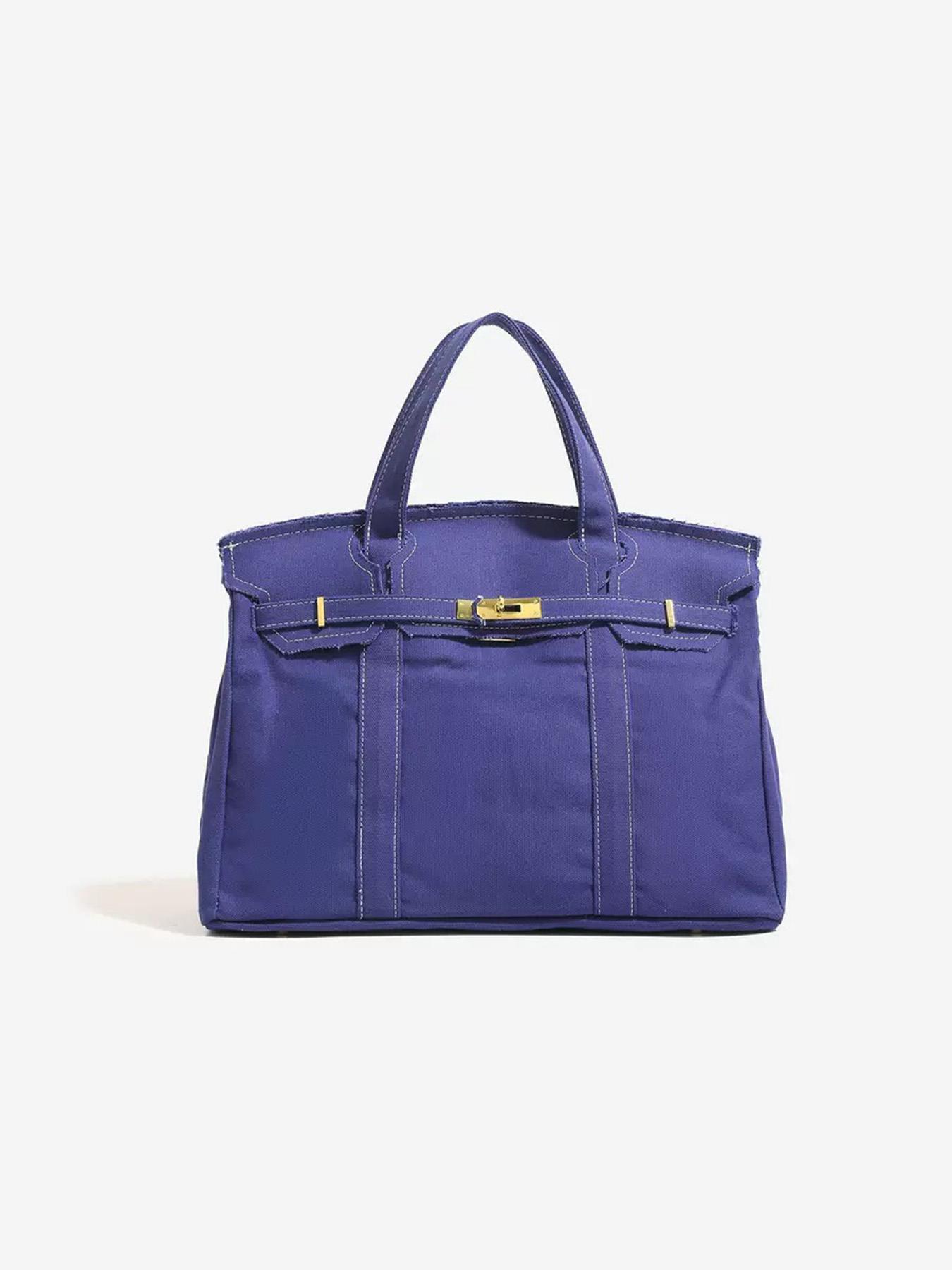 Women's Canvas Tote Bag, High-End Design Handbag, Large Capacity Commuter Bag, Office Shoulder Bag, Versatile Shoulder Bag for Daily Use
