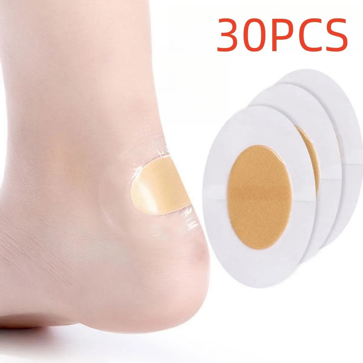 Ultra-Thin Transparent Silicone Shoe Pads, 20/30 Pieces, Strong Adhesive Foot Care Patches, Anti-Scratch Waterproof Heel Guards