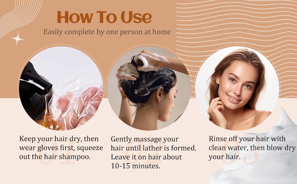 Cherry Brown Hair Dye Shampoo 3-in-1, Plant-Based Instant Gray Coverage & Long-Lasting Natural Color in 15 Minutes, Herbal Formula Easy to Use for All Hair Types, Champu Para Canas for Women & Men,500ML