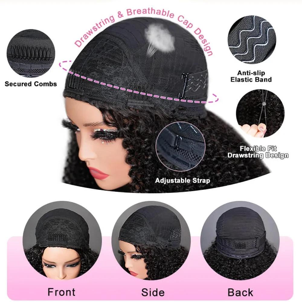 [360 Glueless Wig] Bling Hair High Density Kinky Straight 360 Glueless Wigs Human Hair Brazilian 32 34 Inch Yaki Straight 13x6 HD Lace Frontal Wig Preplucked