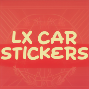 LX car stickers