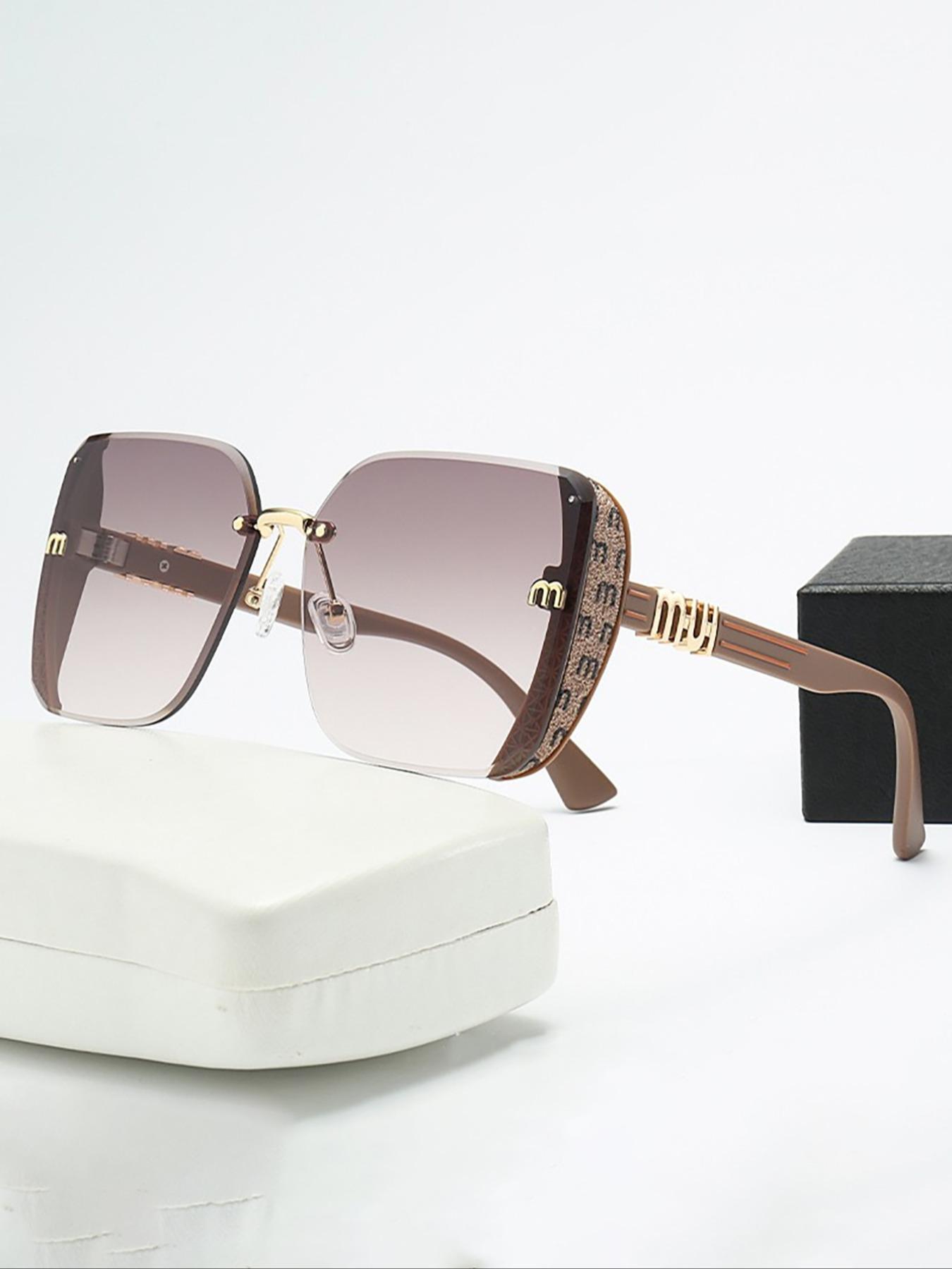 2026 Y2K Square Sunglasses Women Men | Trendy Oversized Sun Glasses | Viral Aesthetic Eyewear for Streetwear Photography Festival