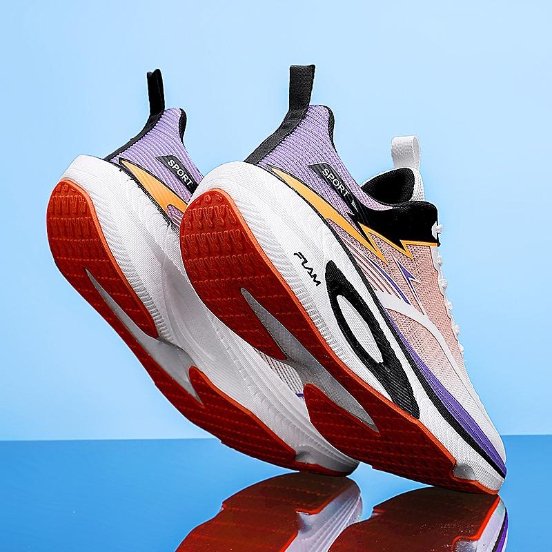 Spring New Casual Sports Shoes, High-Quality Running Shoes for Couples, Comfortable Soft Thick Sole, Breathable Mesh, Anti-Slip Sole