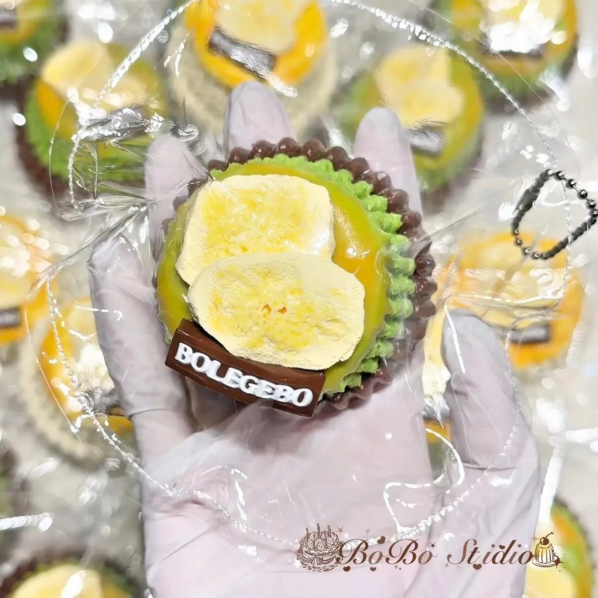 Banana Chocolate Pudding Cream Slime Squishy Toy Super Soft Stress Relief Squeeze Fidget Toy For Weak Hands Handmade With Normal