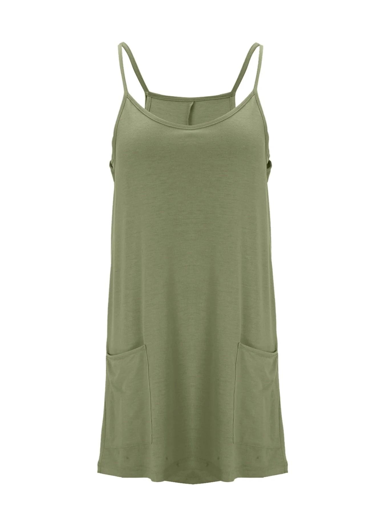 Women's Tank Top & One-Piece Short Set, European-American Style, Perfect for Daily Wear, Ideal for Comfortable, Fashionable Summer