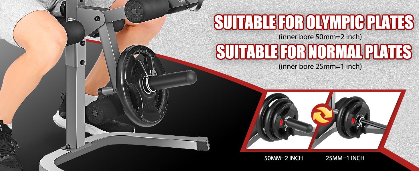 OPPSDECOR 900LBS Weight Bench Set with Squat Rack with Leg Extension Bench Press Set Workout for Home Gym dumbbell set foldable weight