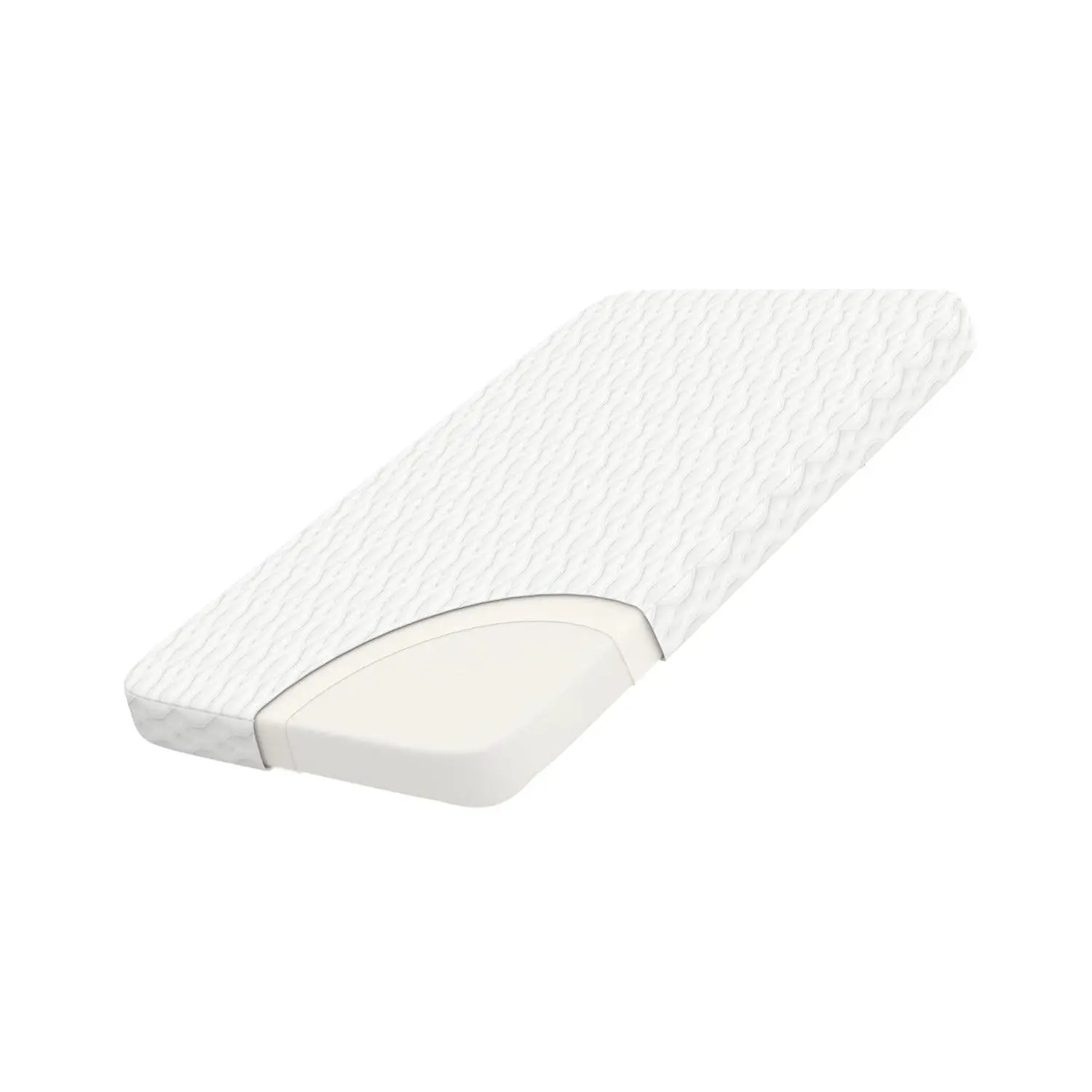 WELLZEE Rectangle Bassinet Mattress 33"x20", Comfy & Breathable Material