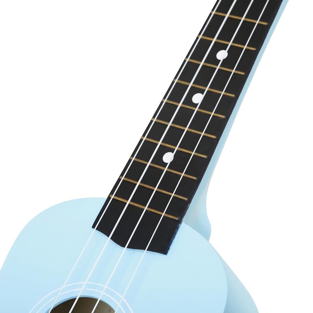21 Inch Ukulele, 1 Count Colorful Basswood Ukulele, 4 Strings Mini Guitar, Musical Instrument for Beginners, Teachers, Students, Gifts