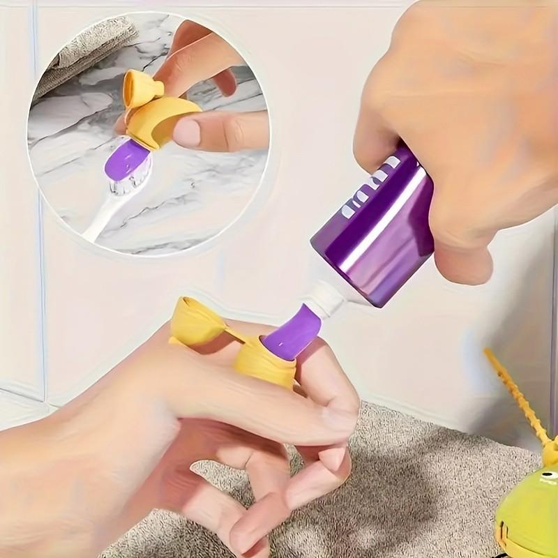 Creative Cute Banana Shape Toothbrush Storage Box, Toothbrush Holder, Portable Lightweight Travel & Home Use, Brush Head Protector, Ergonomic Design, Odor-Free