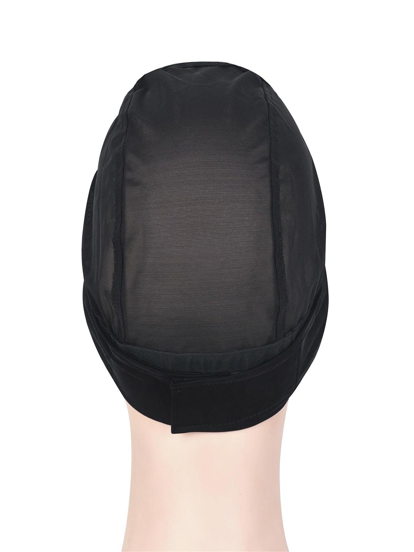 2pcs Headband Wig Cap, Wig Grip Weaving Cap, Adjustable Mesh Cap for Making Headband Wigs, Ideal for DIY Hair Accessories