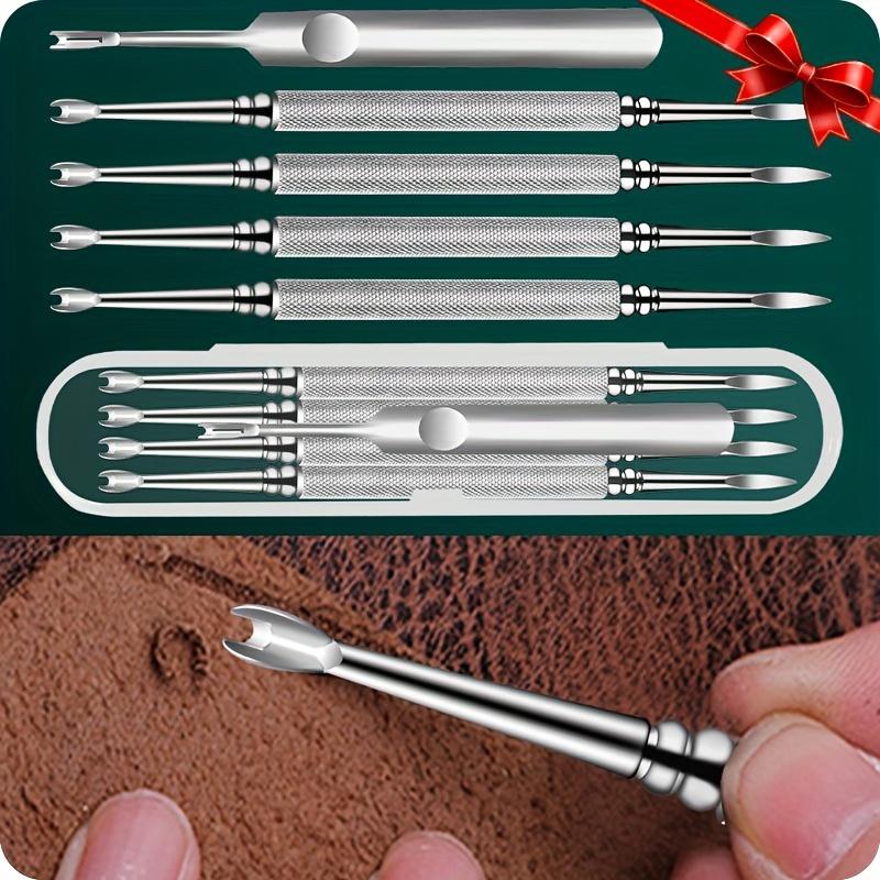 2/4-Piece Leather Craft Tool Kit, High-End Synthetic Leather Sewing, U-Channel Guide, Edge Trimmer, Ideal for Handmade Crafts and Repair