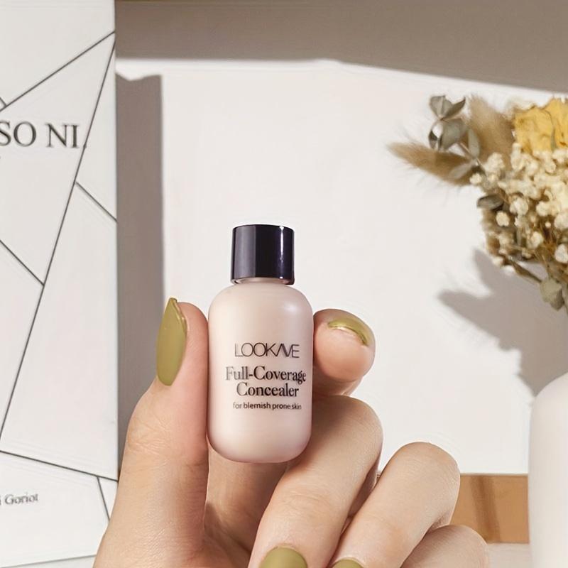 Lightweight and Compact Mini Liquid Concealer - High Coverage To Conceal Blemishes, Dark Circles, and Imperfections, Travel-sized.